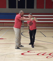 Ron Matik and Patrick Odle demonstrating techniques at APA