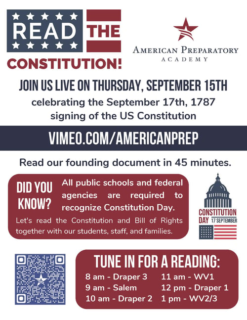 ALL CAMPUS APA Constitution Day Flyer 2022