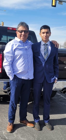 Carlos Padilla and Father