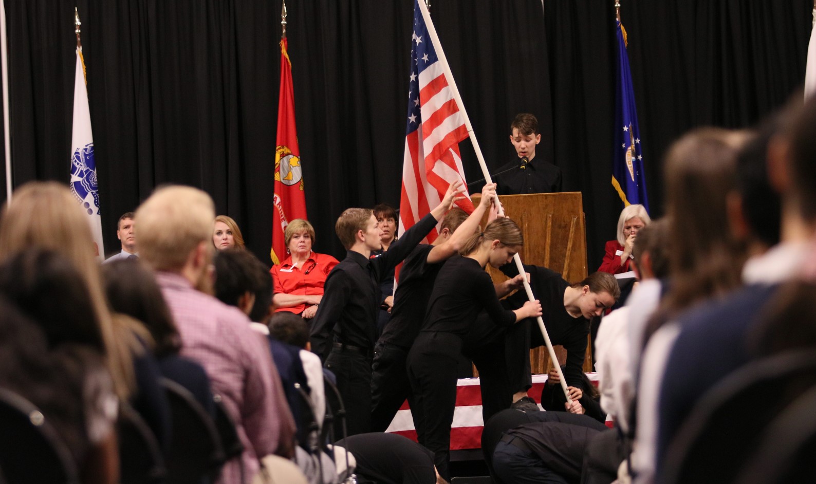 Memorial Day Student Signing 3